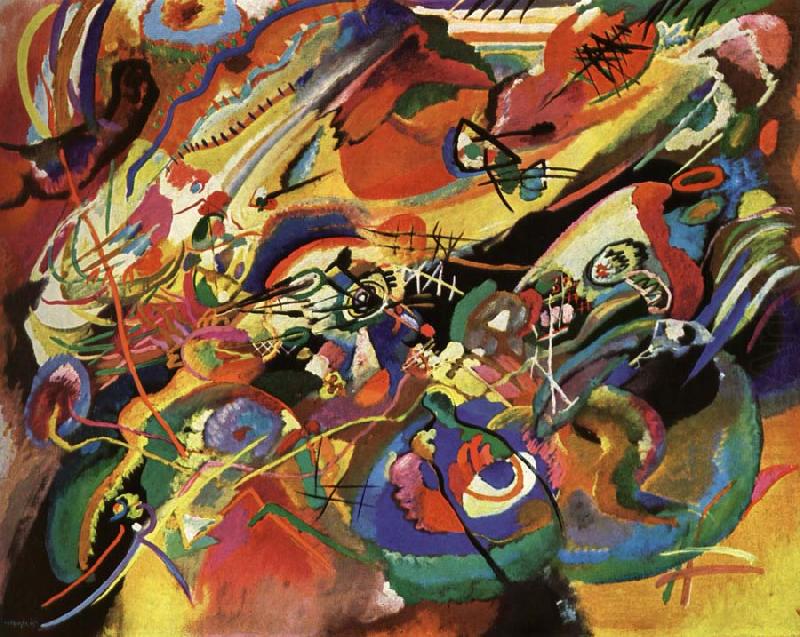Vassily Kandinsky Study for composition fell
